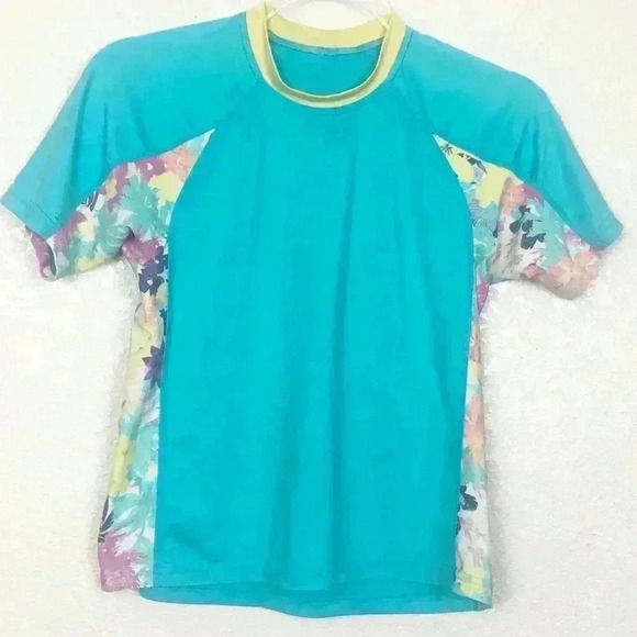 Patagonia Short Sleeve Rash Guard sz L (12) - Picture 1 of 7